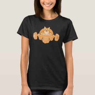 Corgi Dog  T Fitness Gym Workout Weightlifting T-Shirt