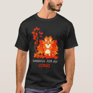 Corgi Dog Thanksgiving T-Shirt