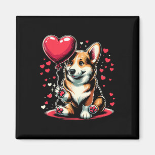 Corgi Dog Valentine's Day Dog Owner Valentine  Magnet