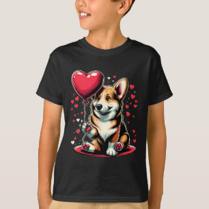 Corgi Dog Valentine's Day Dog Owner Valentine T-Shirt