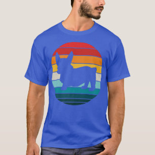 Corgi Dog Vintage Retro Pet Lover 70s 80s Sunset D T-Shirt