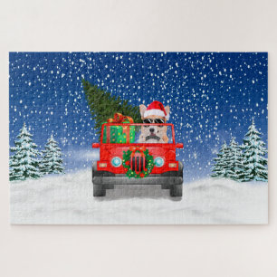 Corgi dog with Christmas gifts Jigsaw Puzzle