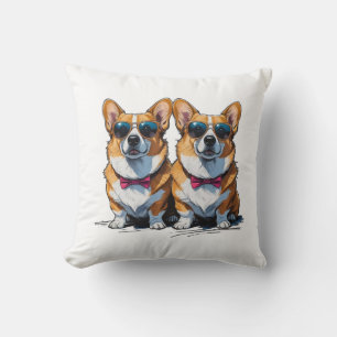 Corgi Dread Deluxe Throw Pillow