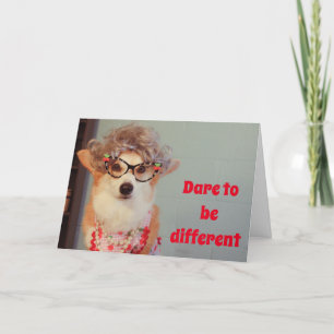 Corgi Encouragement Card