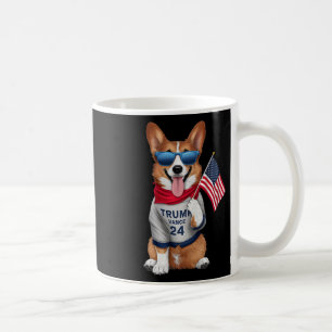 Corgi Even My Dog Wants Trump Vance Men Women  Coffee Mug