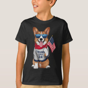 Corgi Even My Dog Wants Trump Vance Men Women T-Shirt