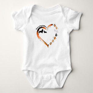 Corgi Every Dog Matters Heart Dog Paws Baby Bodysuit