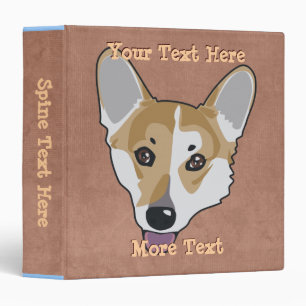 Corgi Face Binder