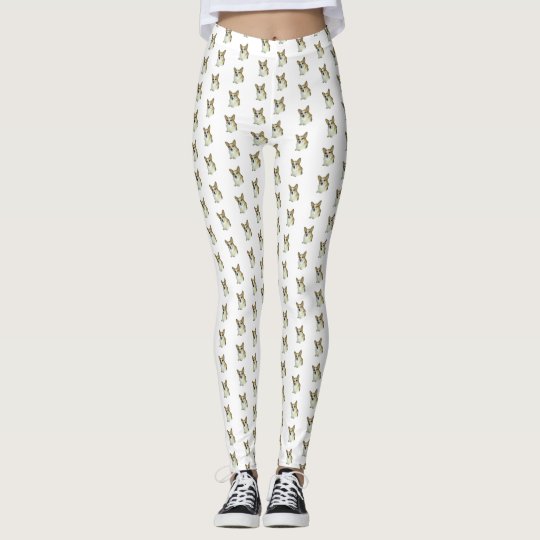 Corgi Face Leggings