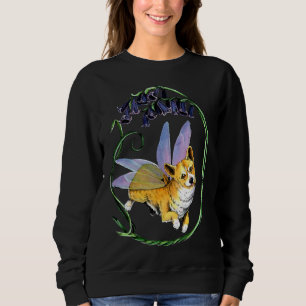 Corgi Faerie With Welsh Bluebells Sweatshirt