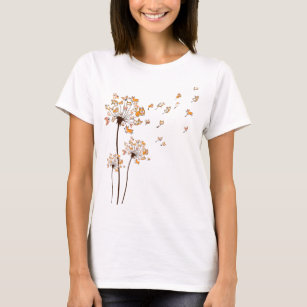 Corgi Flower Fly Dandelion Shirt Cute Dog Lover