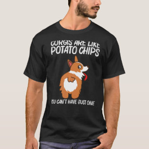 Corgi For Men Women Pet Dog Animal Doggy Owner T-Shirt