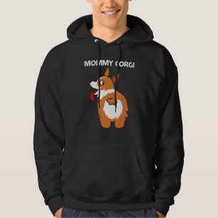 Corgi For Women Mom Pet Dog Animal Doggy Owner Hoodie