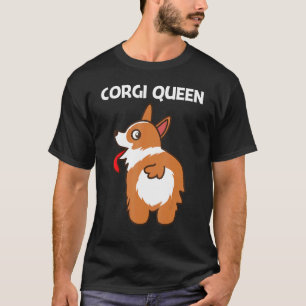Corgi For Women Mom Pet Dog Animal Doggy Owner T-Shirt