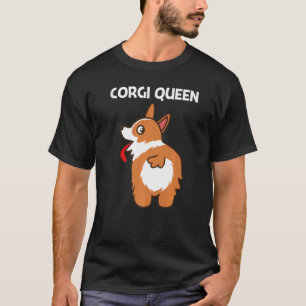 Corgi For Women Mom Pet Dog Animal Doggy Owner T-Shirt