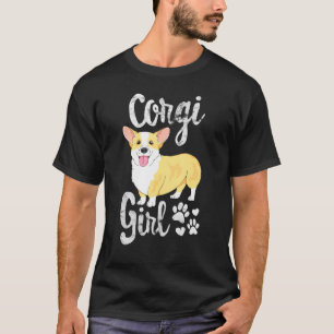 Corgi Girl Women Puppy Mom Dog Mama T-Shirt