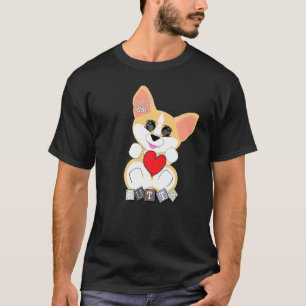 Corgi Got Butts Hearts Dog Big Eyes Cute T-Shirt