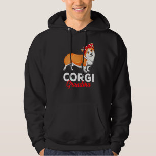 Corgi Grandma Cute Corgi Dog Mom Women Hoodie