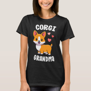 Corgi Grandma I Love My Corgi Dog Mama  1270 T-Shirt