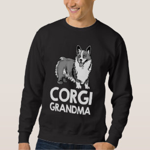 Corgi Grandma Puppy Dog Women Grandmother Sweatshirt