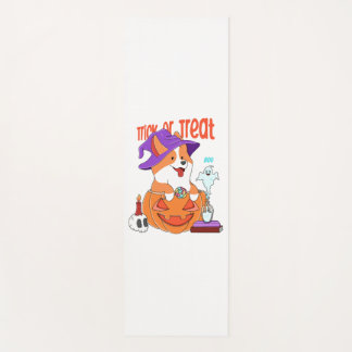 Corgi Halloween Yoga Mat