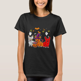 Corgi Happy Halloween Cute Mummy Witch Demon Corgi T-Shirt