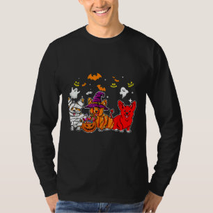 Corgi Happy Halloween Cute Mummy Witch Demon Corgi T-Shirt