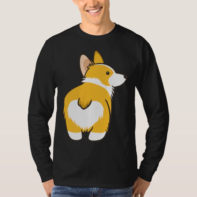 Corgi Heart Butt     T-Shirt (Front)