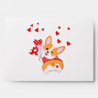 Corgi Heart ,Guess What Corgi Butt Envelope