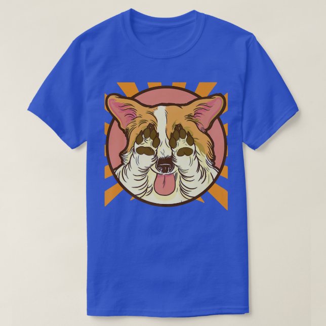 Corgi Hiding312 T-Shirt (Design Front)