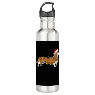 Corgi Holiday Christmas Light Essential T-Shirt 710 Ml Water Bottle