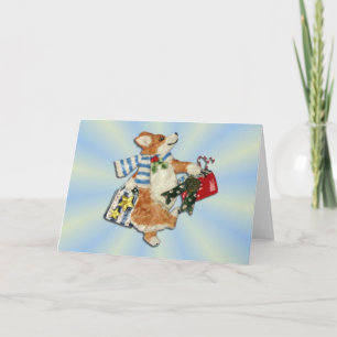 Corgi Holiday Shopper Card