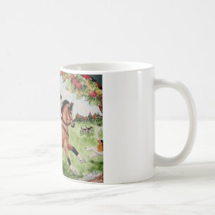 Corgi Huntsman Rides to Hounds Coffee Mug