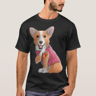 Corgi I Love Mom Tattoo Dog Funny Mother's Day Gif T-Shirt