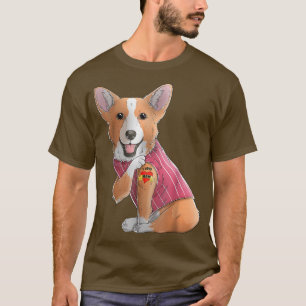 Corgi I Love Mom Tattoo Dog Funny Mother's Day T-S T-Shirt