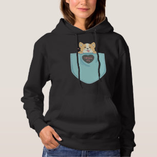 Corgi In Pocket Corgi Mom Hoodie