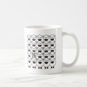Corgi in the Sheep Coffee Mug