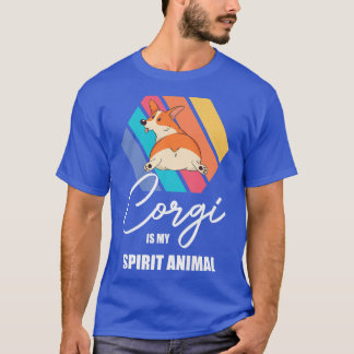 Corgi Is My Spirit Animal Pup Puppy Pet Dog Lovers T-Shirt