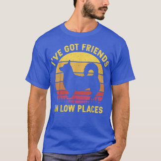 Corgi I've Got Friends In Low Places Corgi Dog T-Shirt