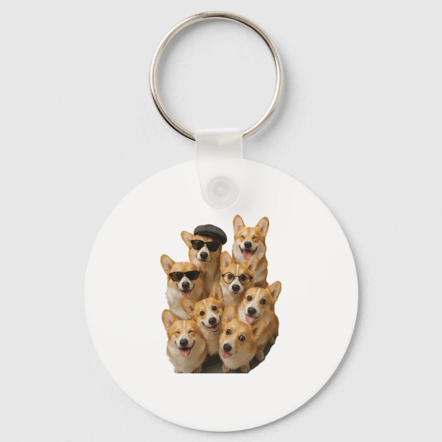Corgi Keychain (Front)