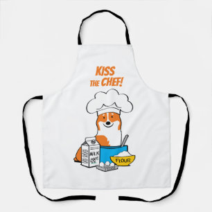 Corgi Life Apron Red 1