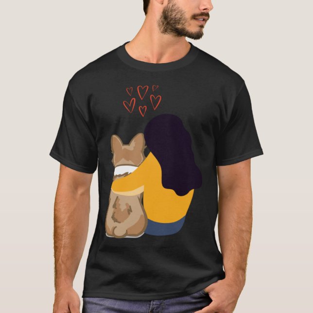 corgi life corgi T-Shirt (Front)