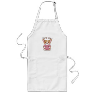 Corgi Love Apron