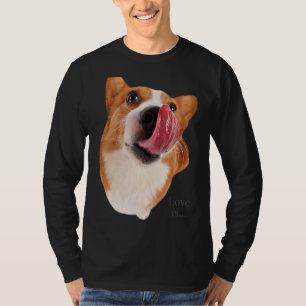 Corgi Love Is Dog Mom Dad Puppy Pet Women Men Kid T-Shirt
