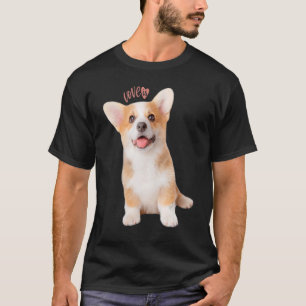 Corgi Love Is Dog Mom Dad Puppy Pet Women Men Kid T-Shirt
