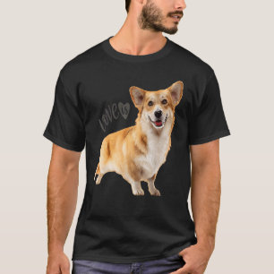 Corgi Love Is Dog Mom Dad Puppy Pet Women Men Kids T-Shirt