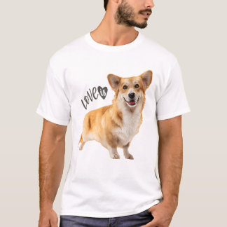 Corgi Love Is Dog Mom Dad Tee Puppy Pet Women Men