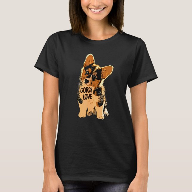 Corgi Love T-Shirt (Front)