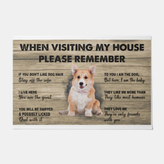 Corgi Lover Gift, Corgi Doormat,Corgi Gift Doormat