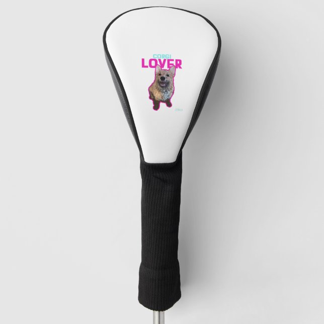 Corgi Lover Golf Head Cover (Front)